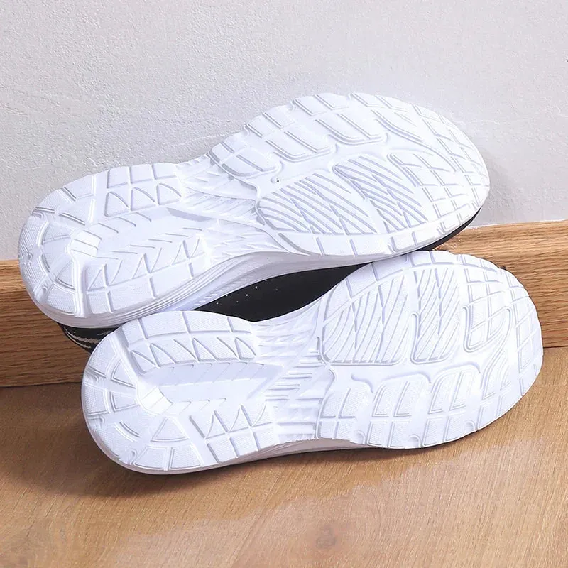 AMOZAE- - Plus Size Knitting Platform Sneakers