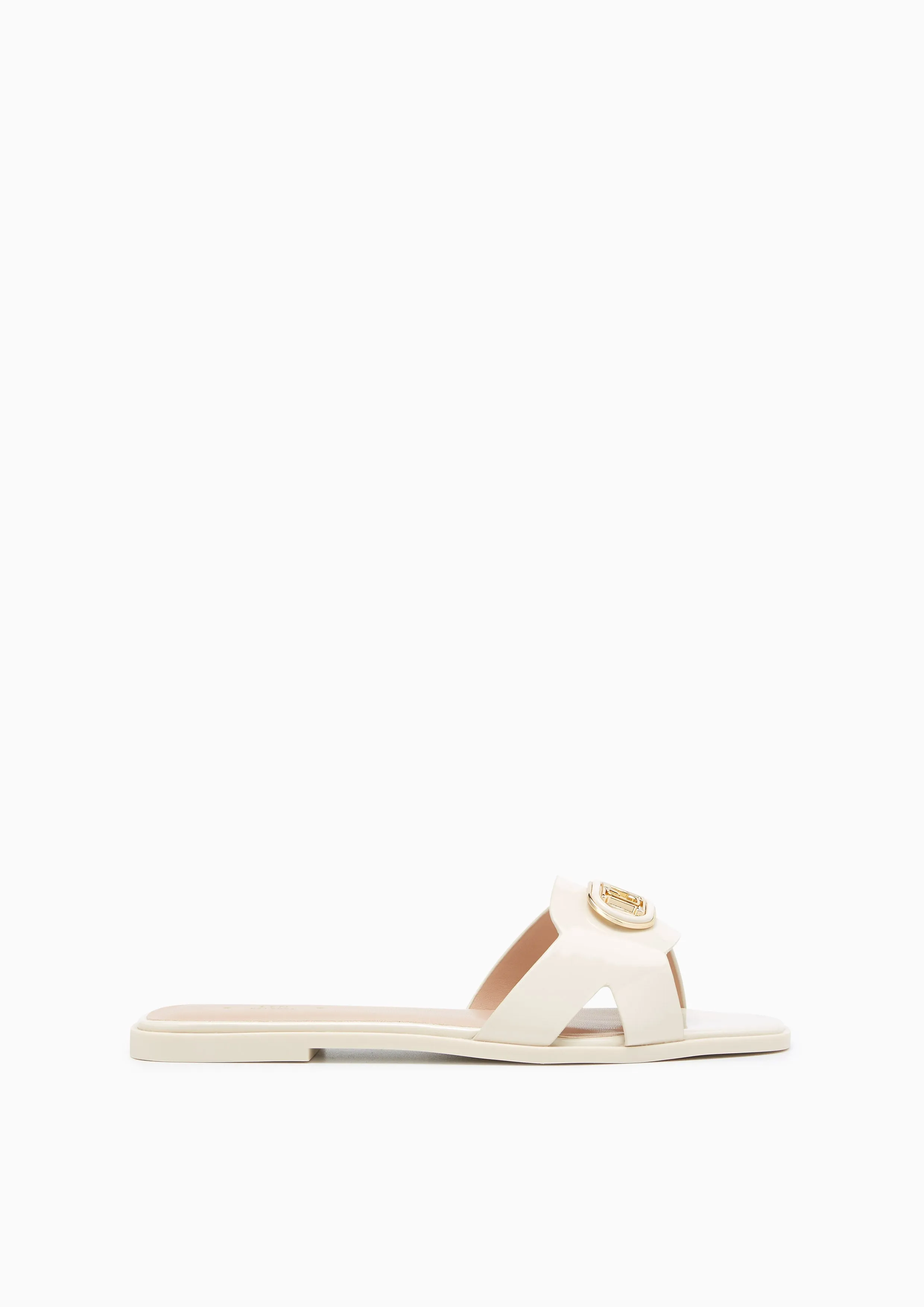 April Flat Sandals Ivory