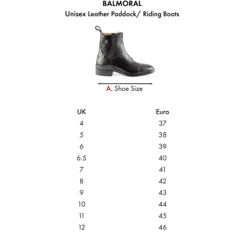 Balmoral Leather Paddock/Riding Boot