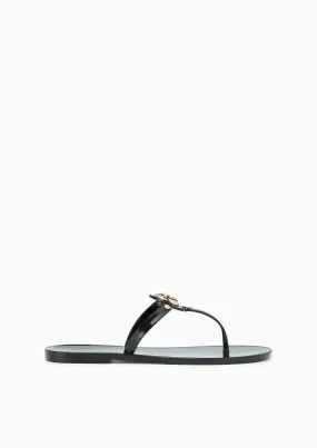 Best Loved Flat Sandals Black