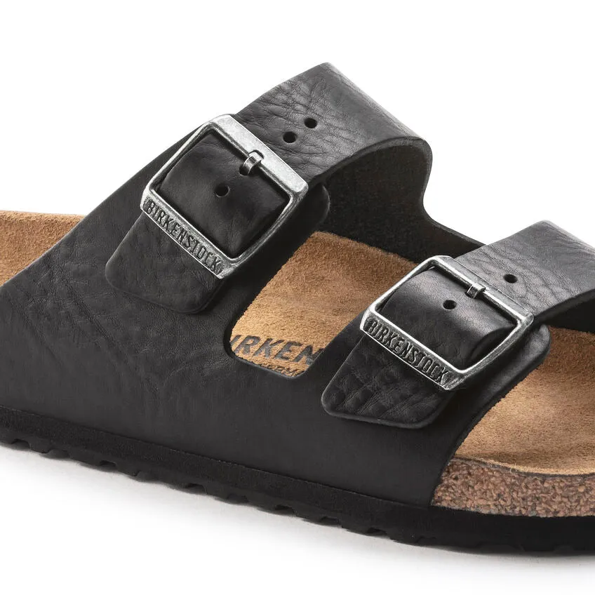 Birkenstock Arizona Grip Leather Sandals - Regular/Wide