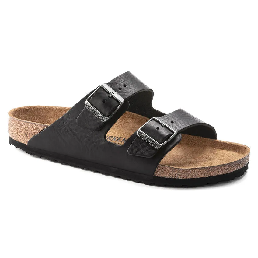 Birkenstock Arizona Grip Leather Sandals - Regular/Wide