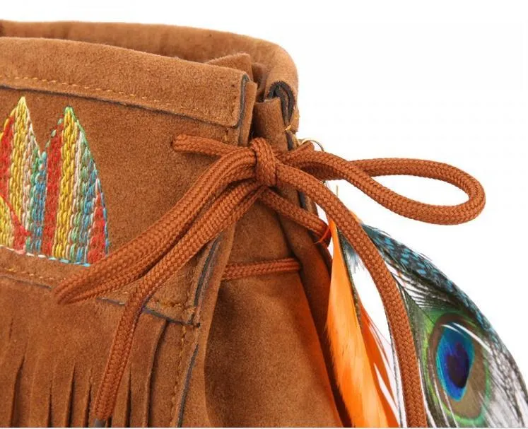 Boho Fringe Boots