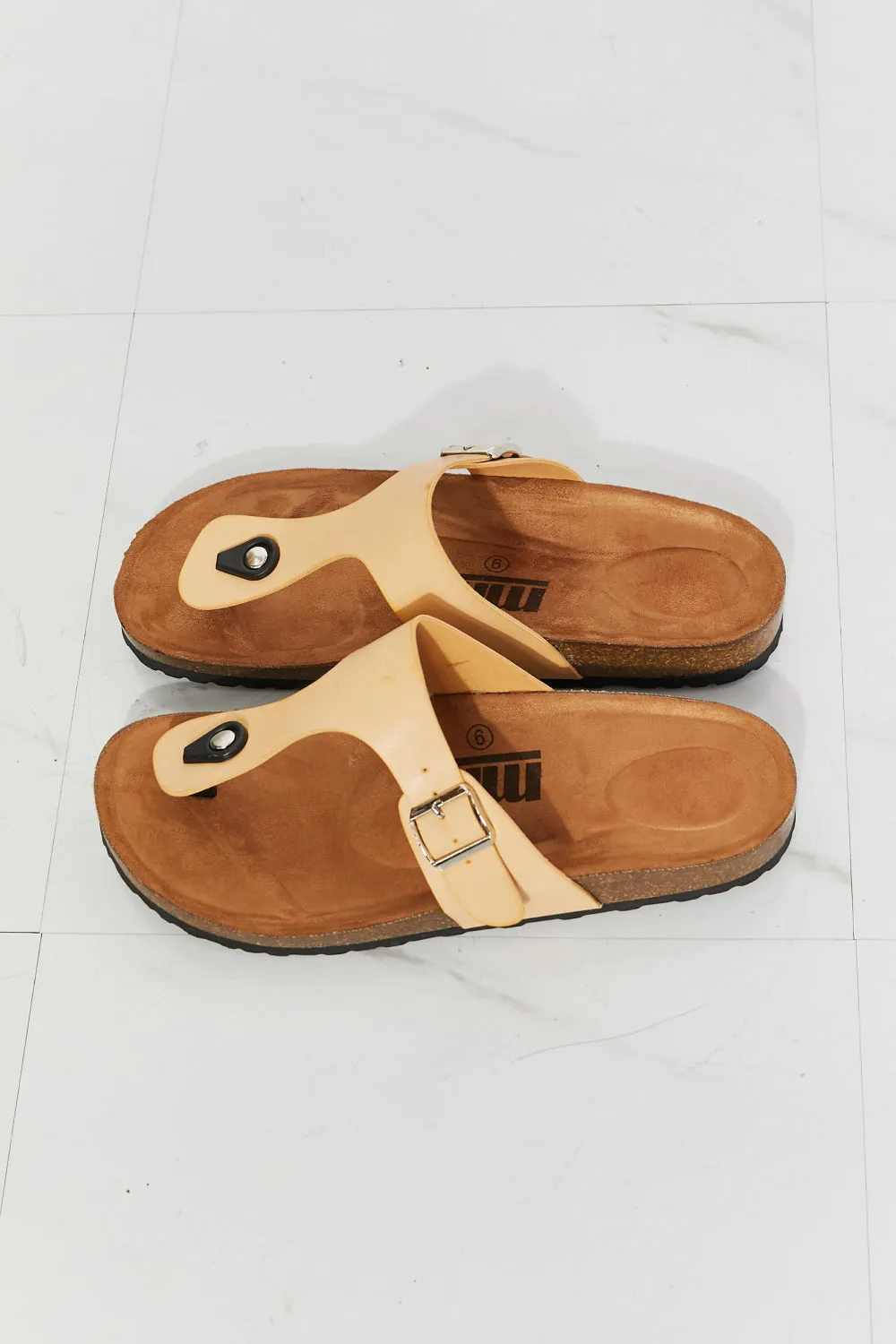 Drift Away T-Strap Flip-Flop in Sand