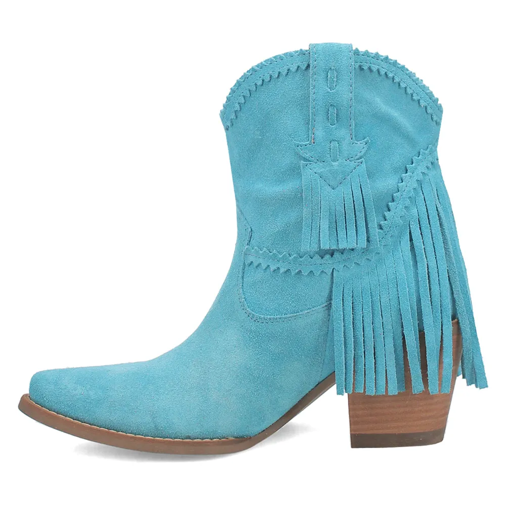 Fandango Fringe Snip Toe Cowboy Booties