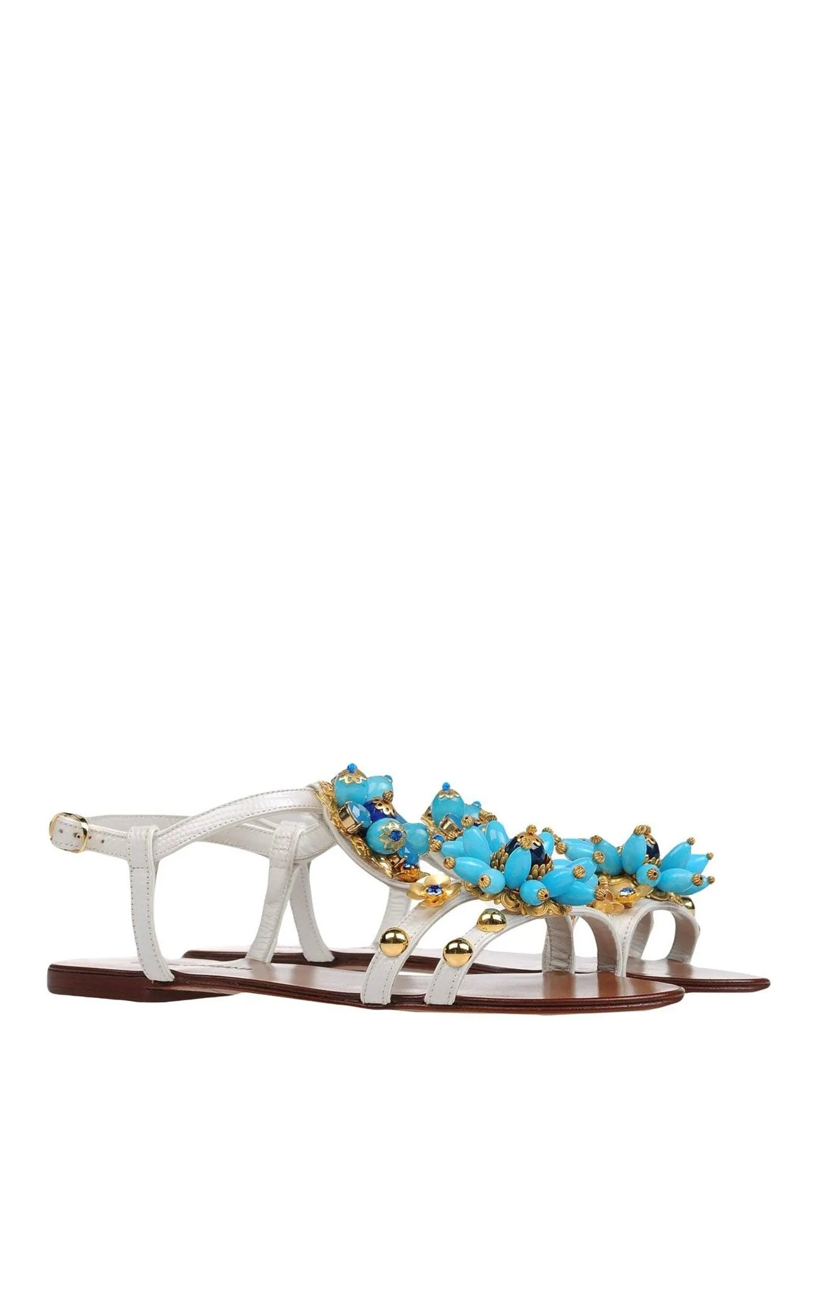 Flower Embellished Sandals