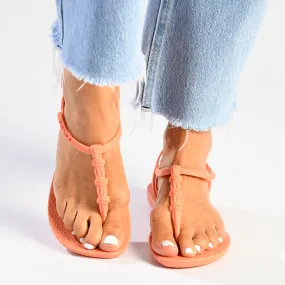 Ipanema Dawn Knot Chic Sandals - Orange