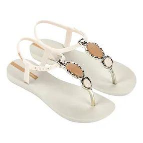 Ipanema Oval Trim Thong Sandals - Beige