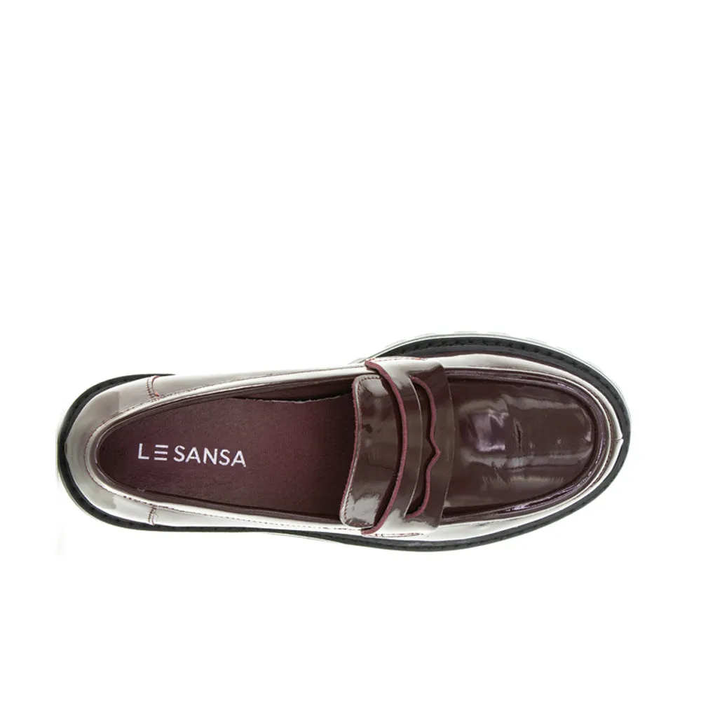 LE SANSA ZOEY MERLOT PATENT