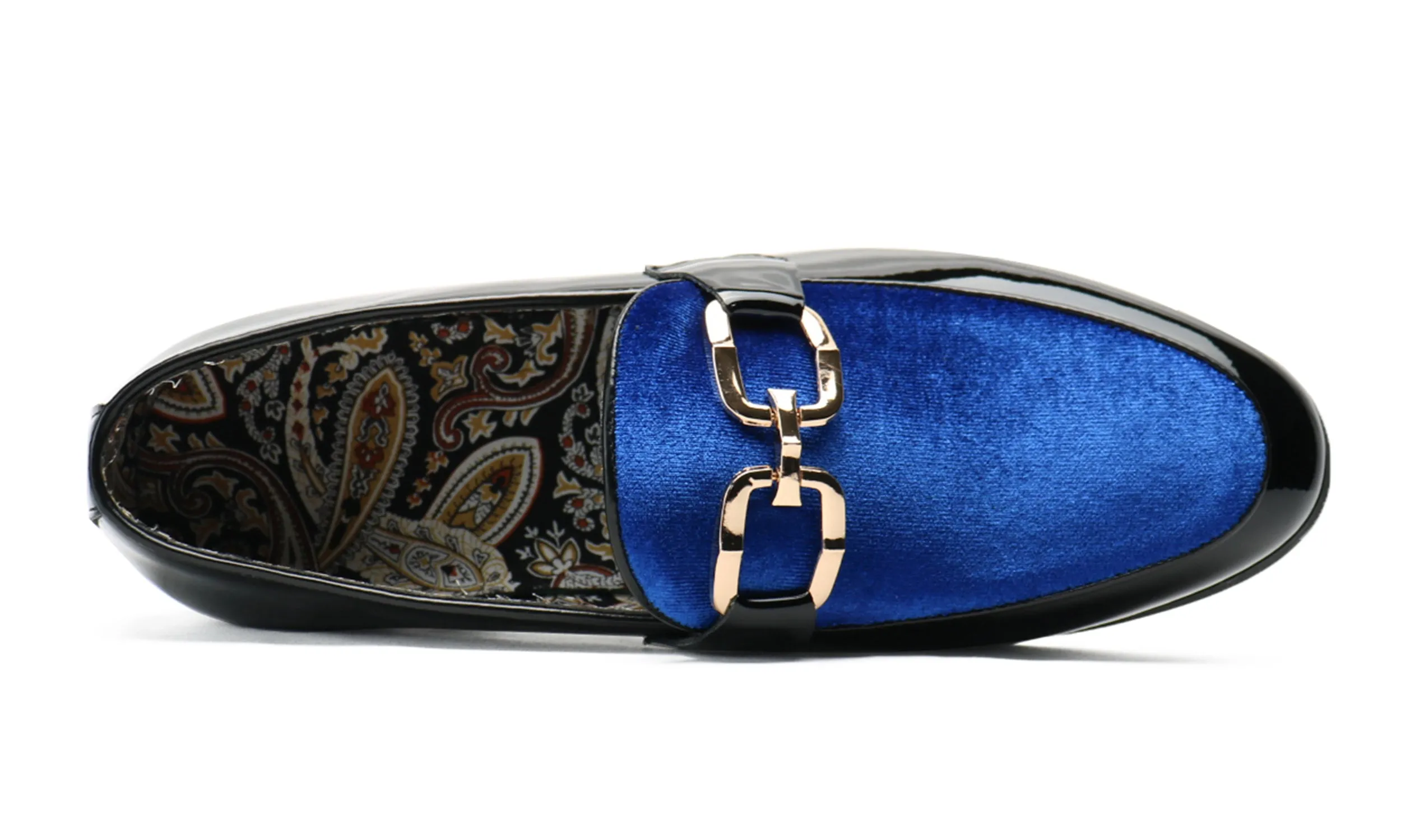 Men's Buckle-Detail Leather Loafers