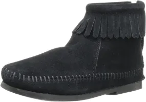 Minnetonka Child's Back Zipper Hardsole Boot