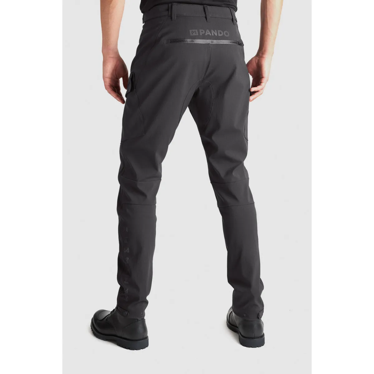 PANDO MOTO TRITON WP SLIM JEANS BLACK