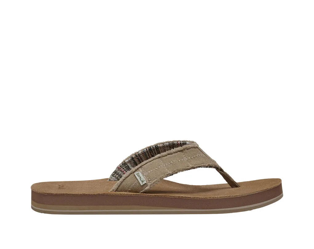 Sanuk Mens Fraid Not Sandals