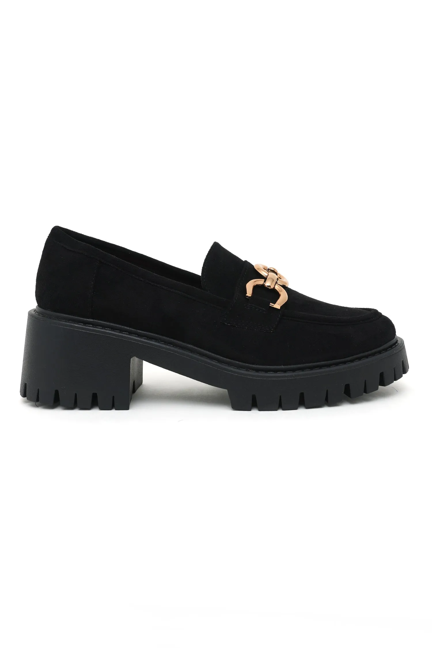 SUEDE SLIPONS-BLACK