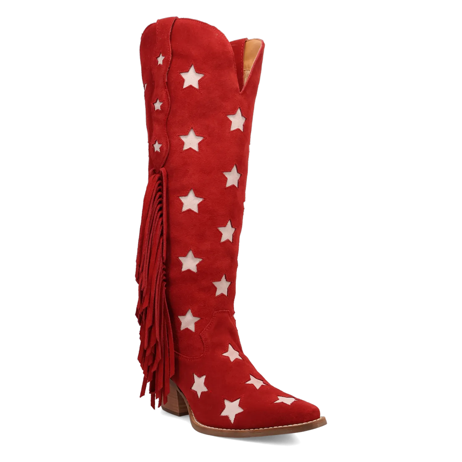 Super Star Red Suede Leather Boot (DS)