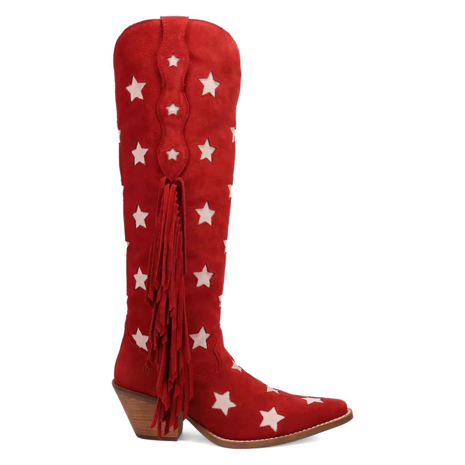 Super Star Red Suede Leather Boot (DS)