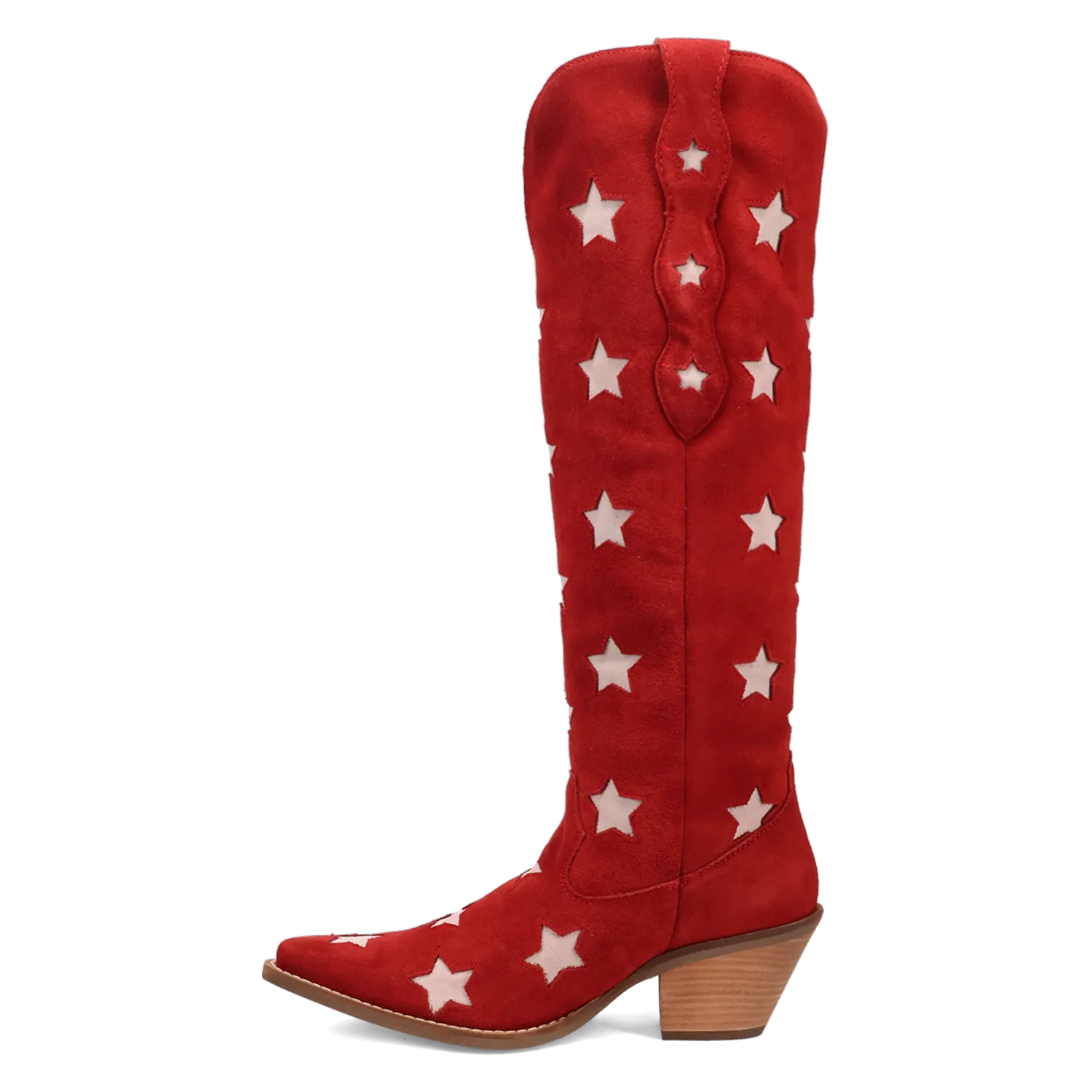 Super Star Red Suede Leather Boot (DS)