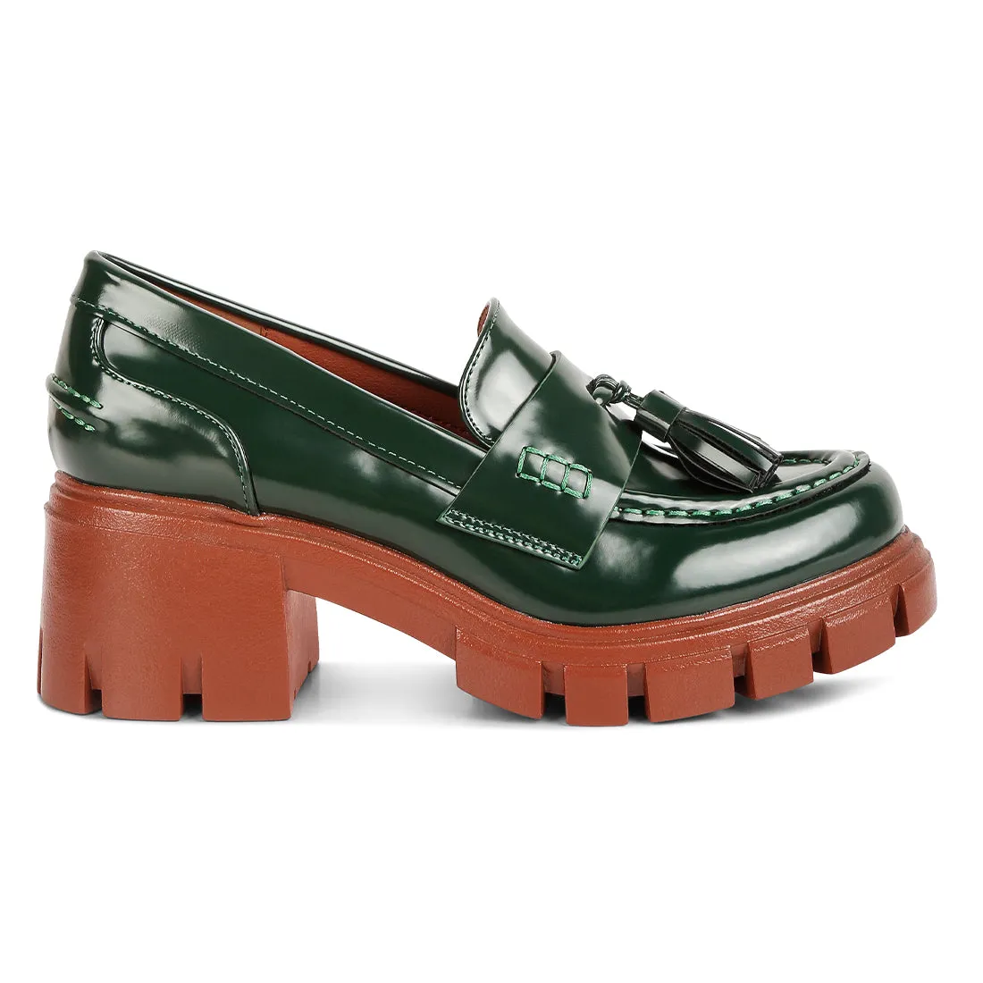 Tassels Detail Chunky Loafers