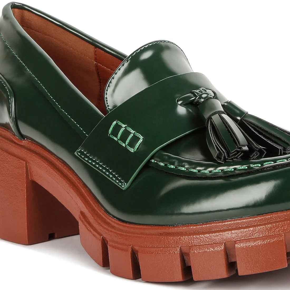 Tassels Detail Chunky Loafers