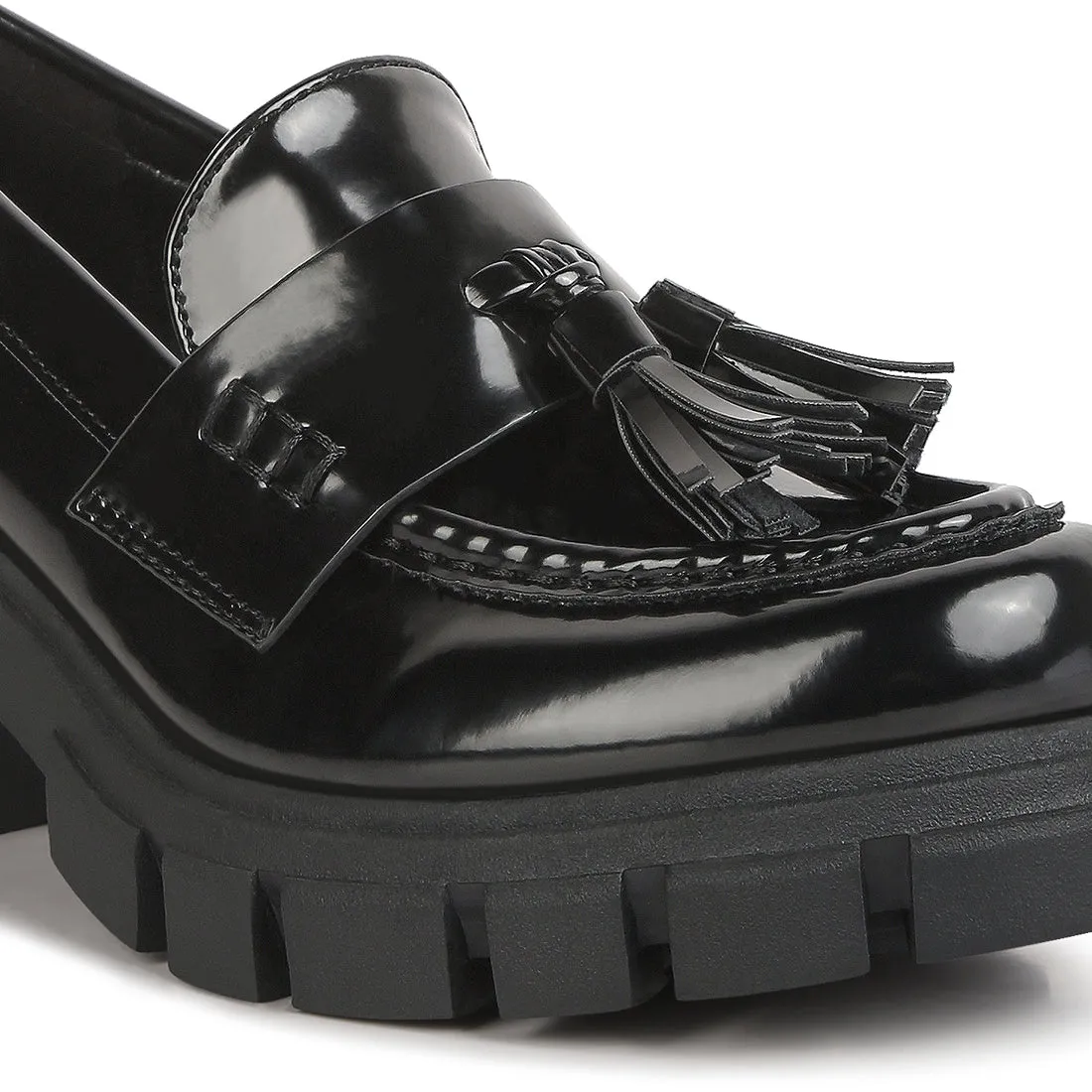 Tassels Detail Chunky Loafers