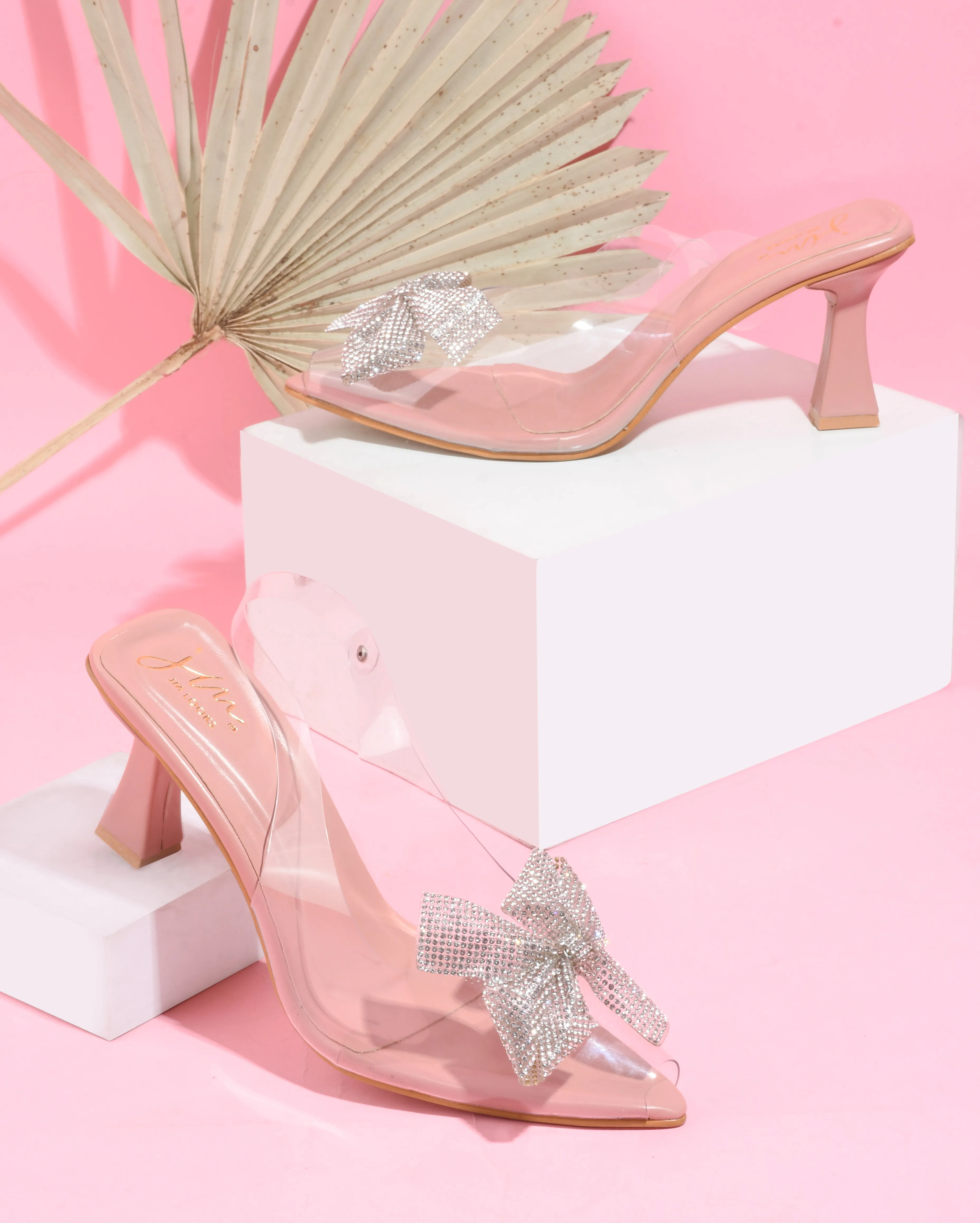 Transparent Bow Heels